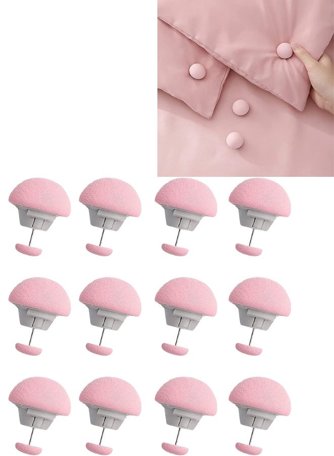 Duvet Clips for Bedding 12 Sets – Double-Sided Plastic Clips to Stop Duvet from Moving, Secure Pillows and Curtains, Easy to Install, Durable and Compact for Home Use - Image 1